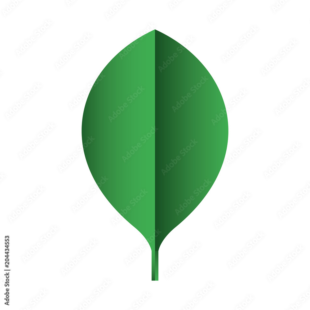 leaf single decorative icon vector illustration design leaf single decorative icon vector illustration design