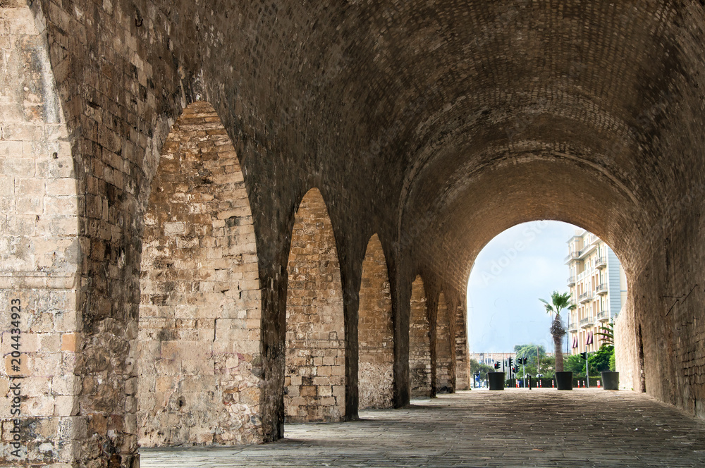An ancient Arch in Heraklion, the capital of Crete.