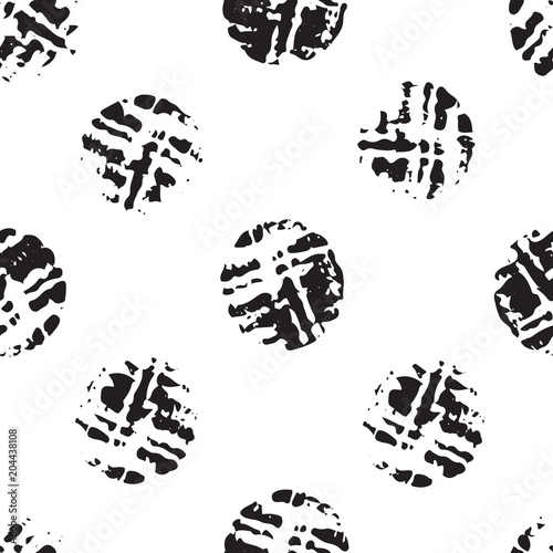Vector wine cork stain circle, black and white
