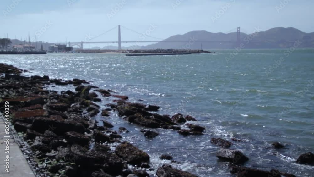 Golden Gate Bridge beach
