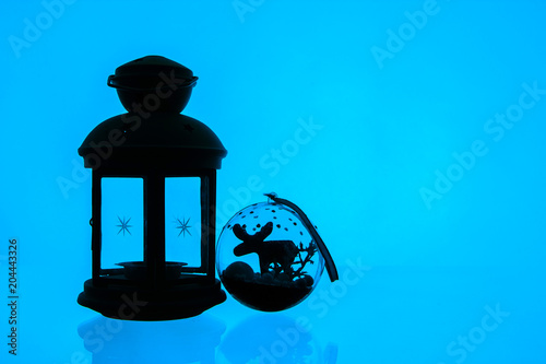 New Year's flashlight. Chri...