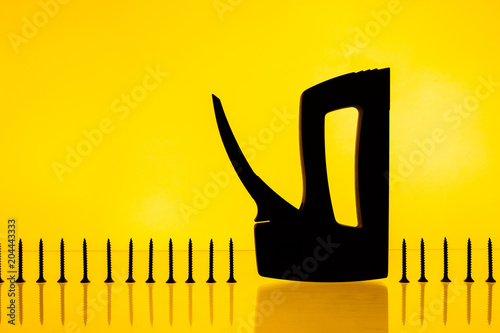 A hammer. The hammer contou...
