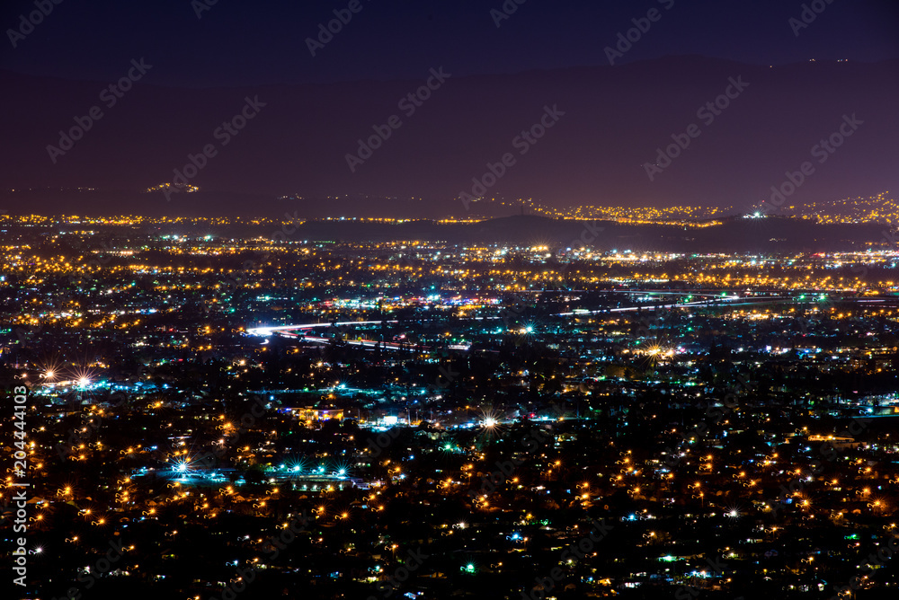 Silicon Valley at night