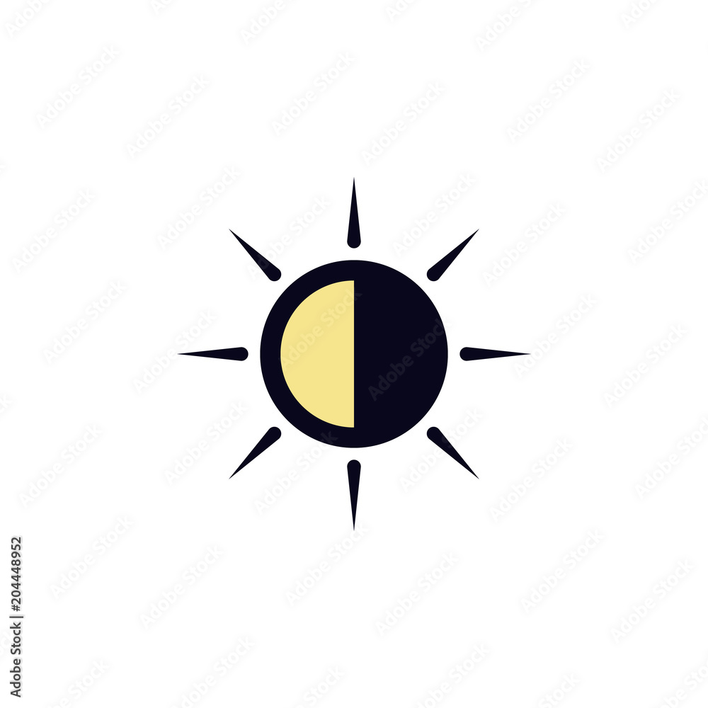 the sun icon. Element of colored web icon for mobile concept and web apps. Detailed the sun icon can be used for web and mobile. Premium icon