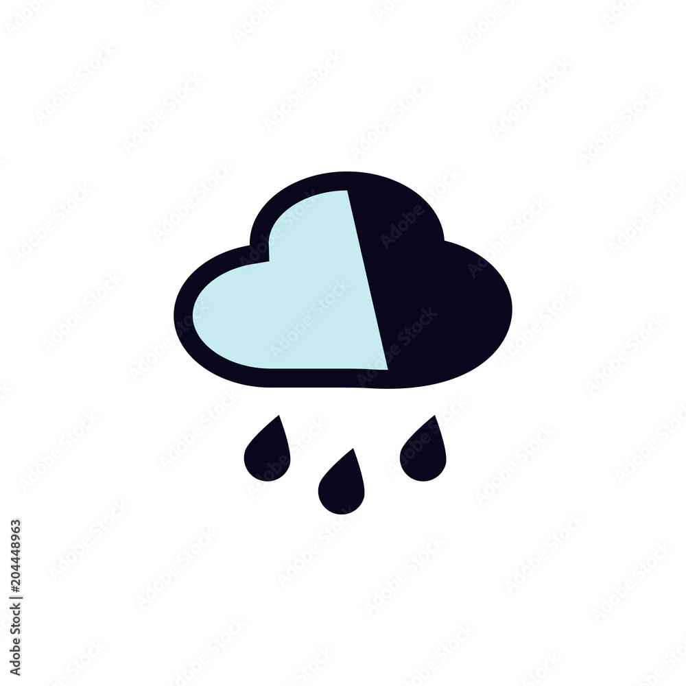 rain cloud icon. Element of colored web icon for mobile concept and web apps. Detailed rain cloud icon can be used for web and mobile. Premium icon rain cloud icon. Element of colored web icon for mobile concept and web apps. Detailed rain cloud icon can be used for web and mobile. Premium icon