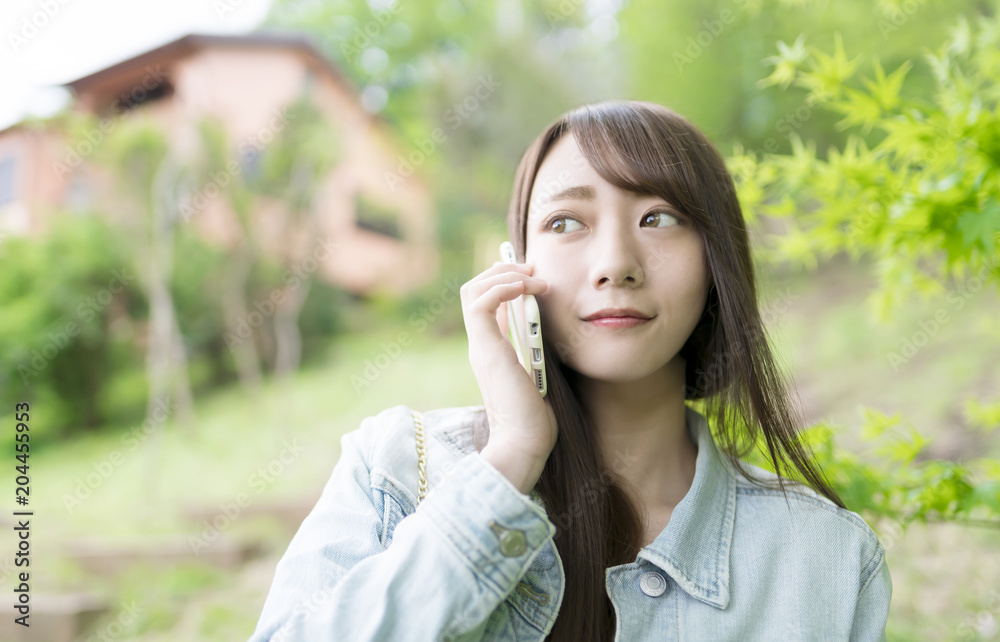 スマートフォン・女性