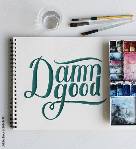 Wallpaper Mural Short quote on white sktech paper Torontodigital.ca