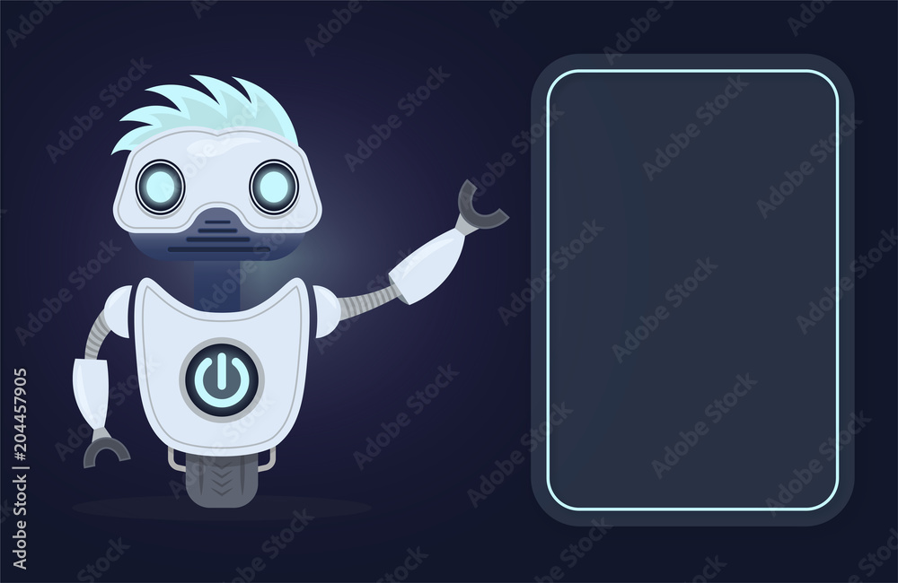 Chat bot, robot virtual assistance. Artificial intelligence Chat bot, robot virtual assistance. Artificial intelligence