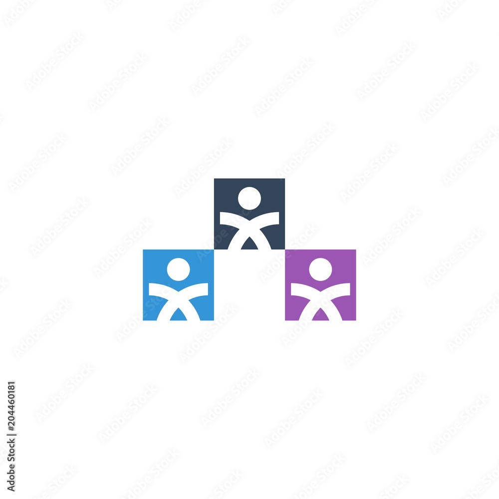 Human Colorful Group Social Creative Logo, Adoption and community care Logo template vector, people family together human unity logo vector icon Human Colorful Group Social Creative Logo, Adoption and community care Logo template vector, people family together human unity logo vector icon