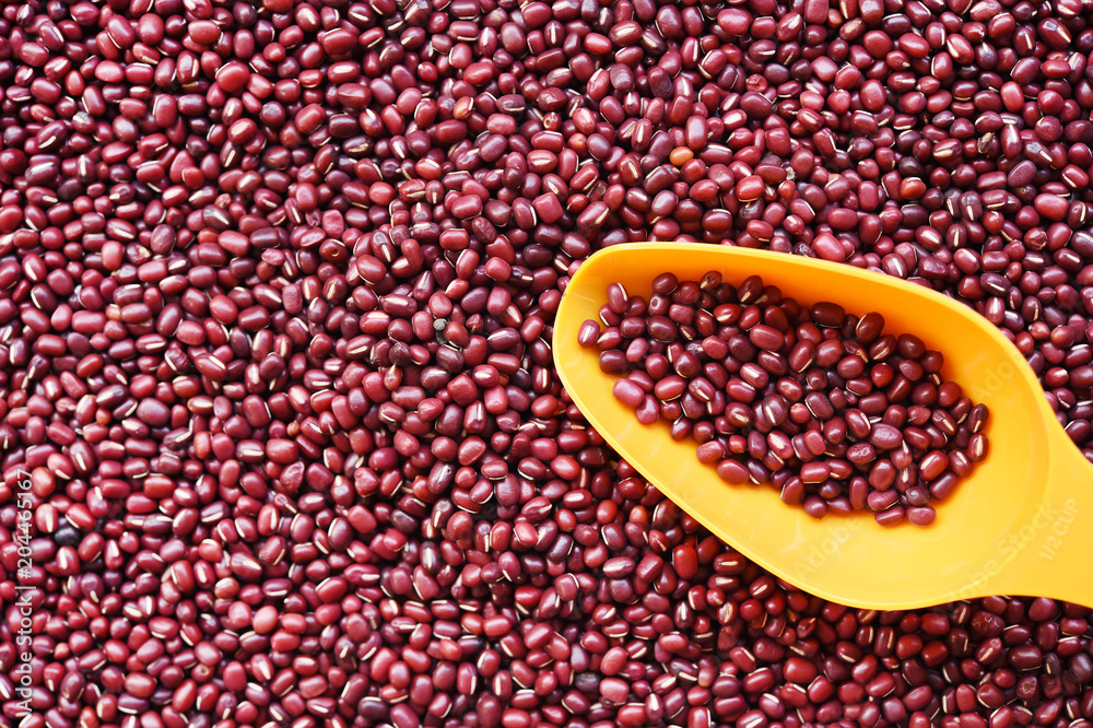 close up of red beans for background close up of red beans for background