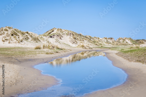 Sand dunes wadden ialsnds Netehrlands