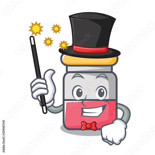 Magician nassal drop mascot cartoon