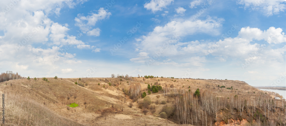 Mountain over the Oka river