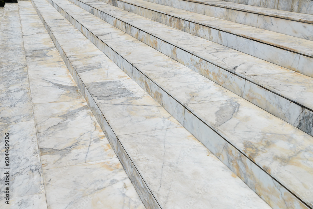 Empty marble stair - Outdoor modern architecture Empty marble stair - Outdoor modern architecture