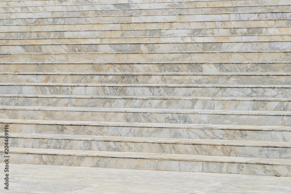 Fototapeta premium Empty marble stair - Outdoor modern architecture