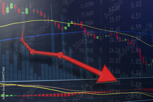 Stocks plummit after bad news coverage.
