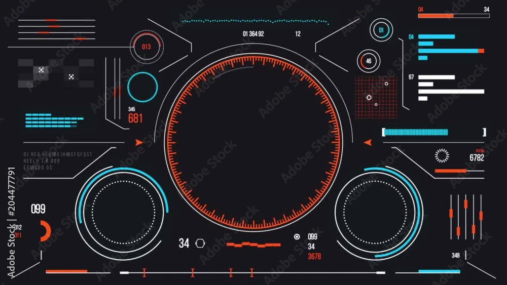 Futuristic user interface with HUD and infographic elements. Looped motion virtual technology background. Intelligent head-up display dashboard for business, games, motion design, web and app. Futuristic user interface with HUD and infographic elements. Looped motion virtual technology background. Intelligent head-up display dashboard for business, games, motion design, web and app.