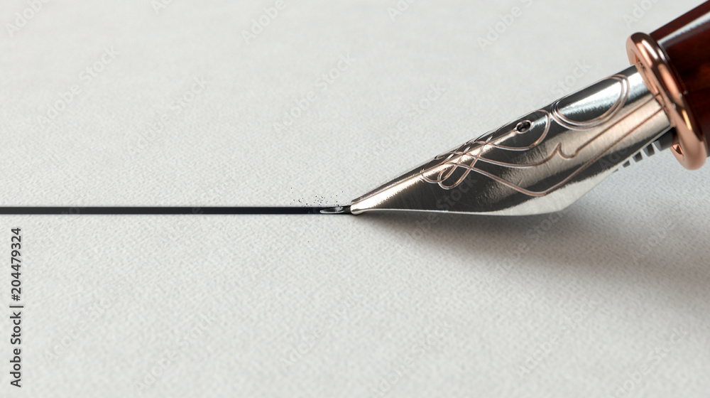 Fountain Pen Drawing Line Fountain Pen Drawing Line
