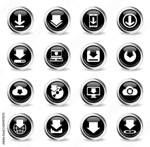 Free Download download icon set - GFXLoad