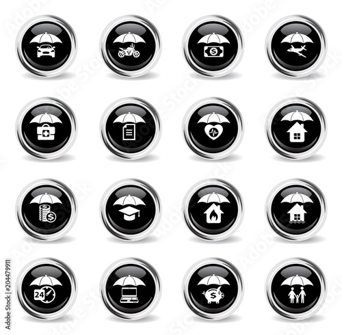 Free Download insurance icon set - GFXLoad