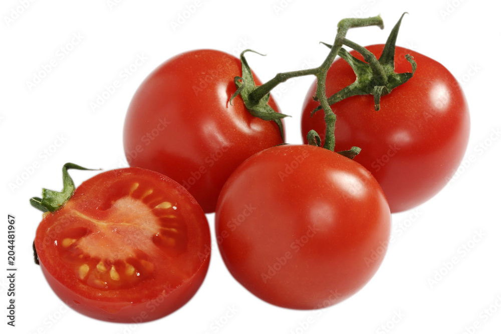 fresh red tomatoes isolated on white background fresh red tomatoes isolated on white background