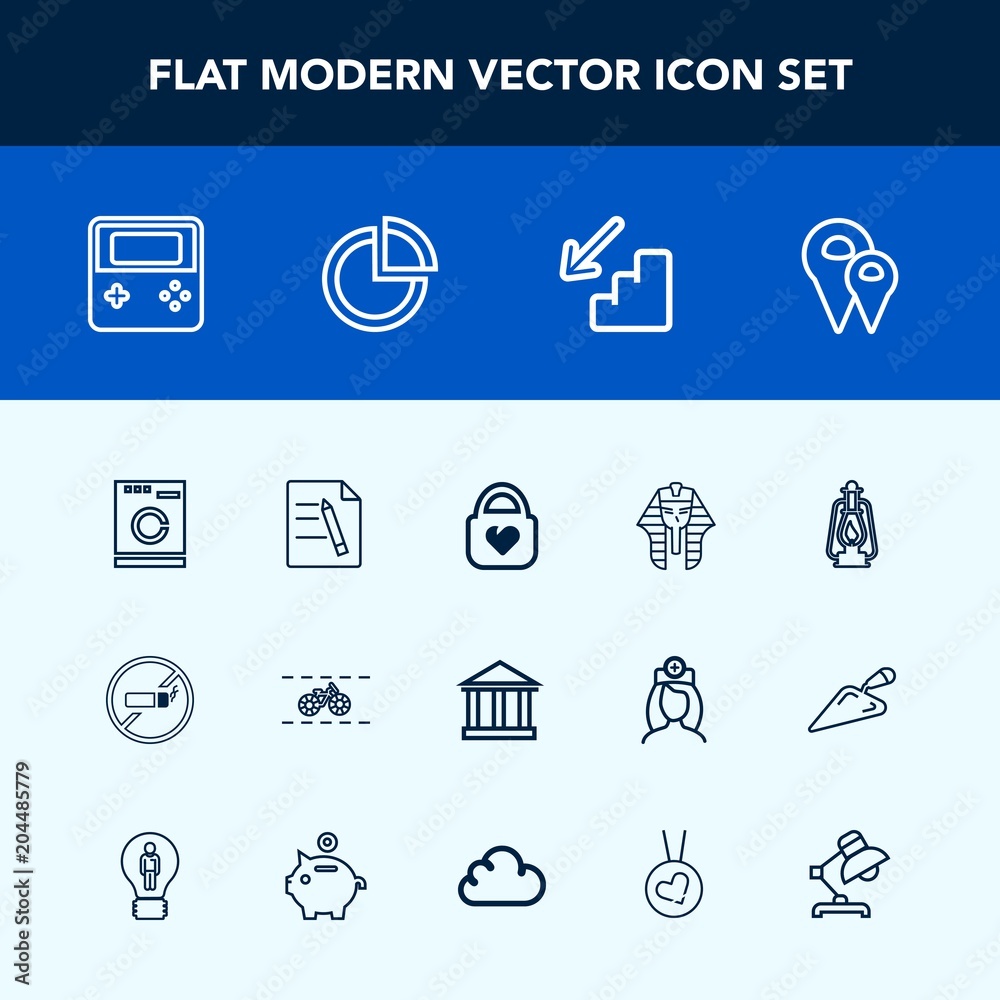 Modern, simple vector icon set with transportation, pin, machine, tobacco, ancient, sky, lantern, metal, fashion, paper, egyptian, location, laundry, technology, web, no, appliance, tourism, bag icons Modern, simple vector icon set with transportation, pin, machine, tobacco, ancient, sky, lantern, metal, fashion, paper, egyptian, location, laundry, technology, web, no, appliance, tourism, bag icons