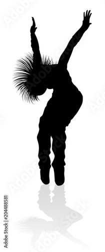 Street Dance Dancer Silhouette