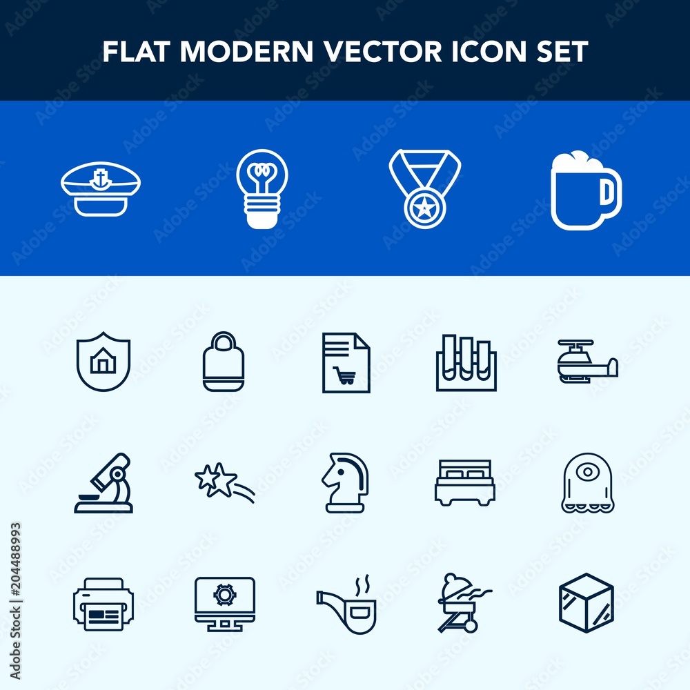 Modern, simple vector icon set with house, shiny, biology, medicine, captain, home, air, cup, holiday, analysis, cafe, fashion, navy, coffee, award, hat, shopping, mug, aviation, prize, drink icons Modern, simple vector icon set with house, shiny, biology, medicine, captain, home, air, cup, holiday, analysis, cafe, fashion, navy, coffee, award, hat, shopping, mug, aviation, prize, drink icons
