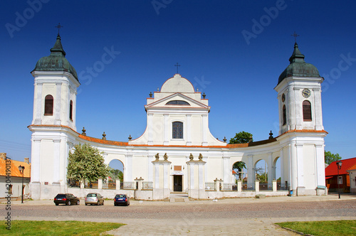 Baroque Church of the Holy Trinity in Tykocin Town, Poland. photo