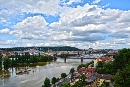 Panorama from Vyšehrad Prague