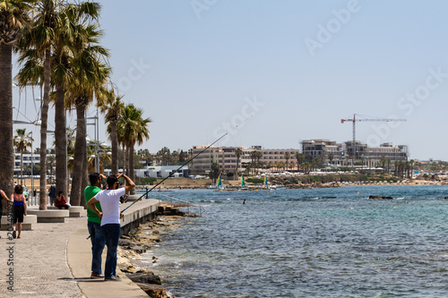 Sea fishing in the Mediterranian photo