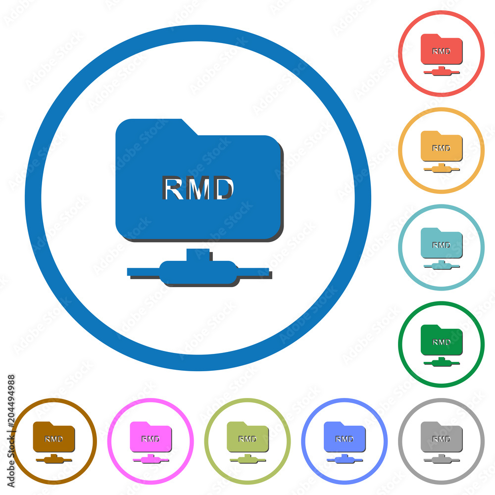 FTP remove directory icons with shadows and outlines FTP remove directory icons with shadows and outlines