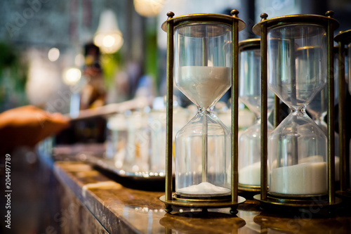 hourglass, hourglass on hand, time countdown, clock with sand