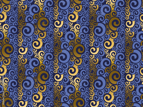 Abstract sea water seamless pattern.