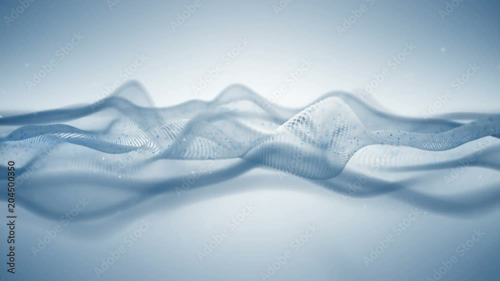 Abstract white sci-fi surface of particles. Science fiction or information technology concept. Seamless loop 3D render animation with depth of field 4k 4096x2304
Abstract white sci-fi surface of particles. Science fiction or information technology concept. Seamless loop 3D render animation with depth of field 4k 4096x2304