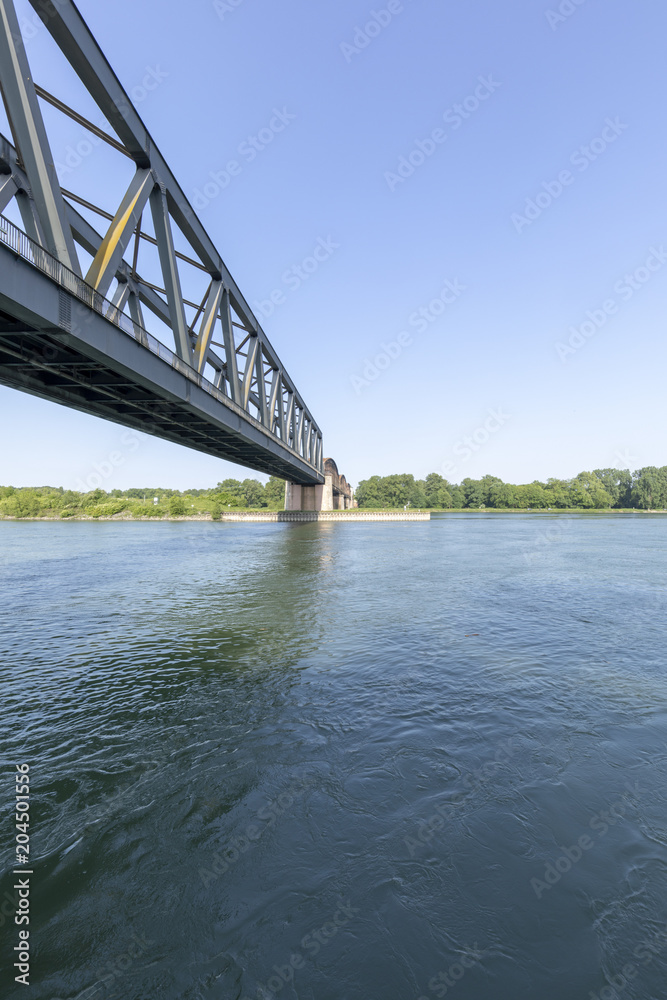 Fototapeta premium Rheinbrücke Wintersdorf / Pont de Beinheim elsass