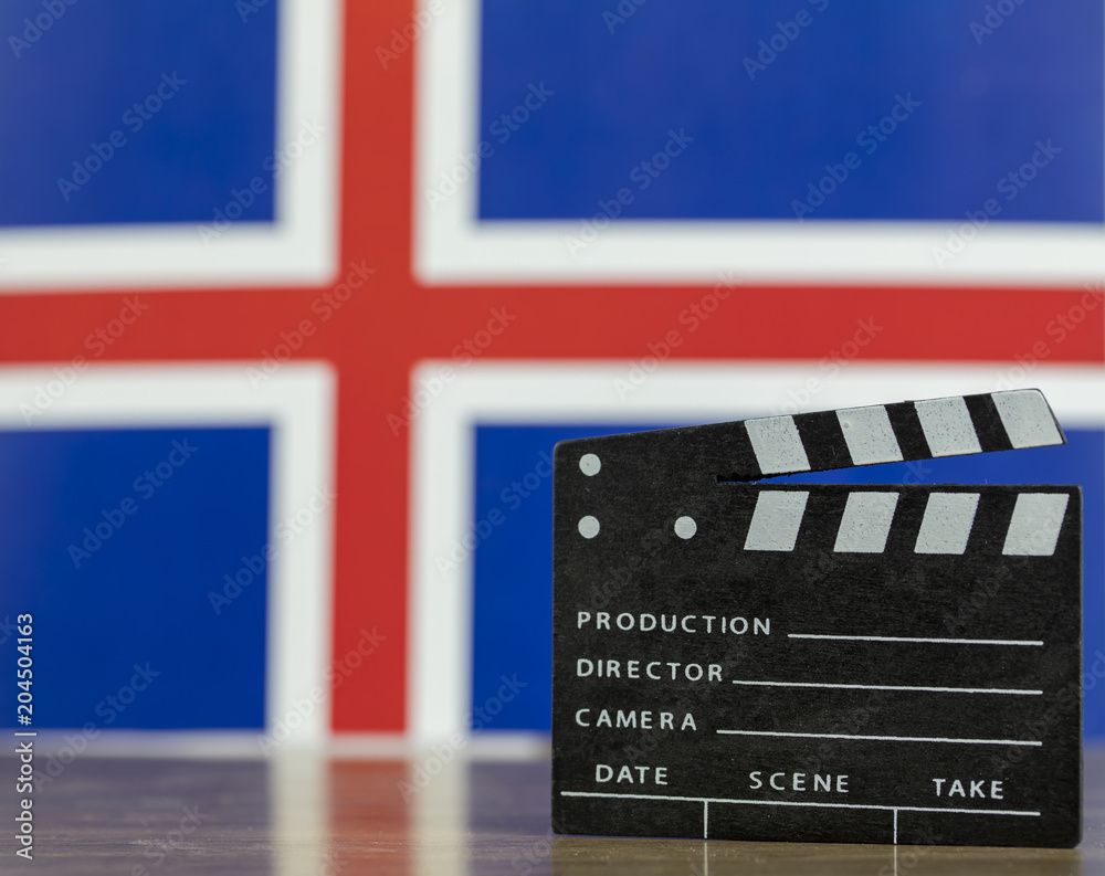 Naklejka premium Iceland Cinema Concept