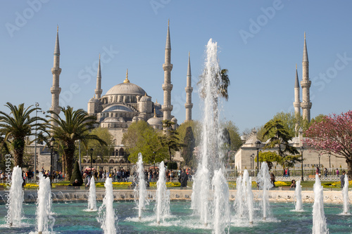Sultanahmet (Blue) Mosque is an historical mosque in Istanbul.