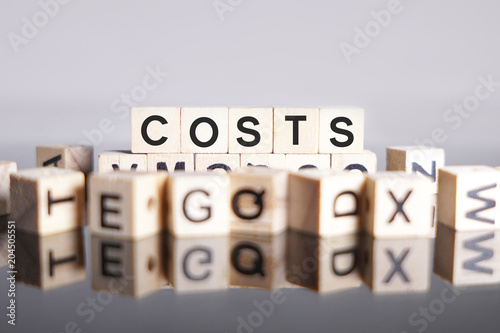 Costs word cube on reflection