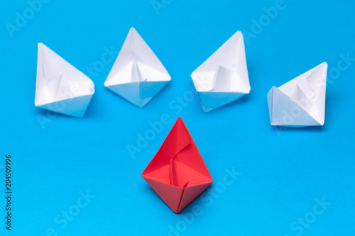 Free Download winner red paper ship - GFXLoad