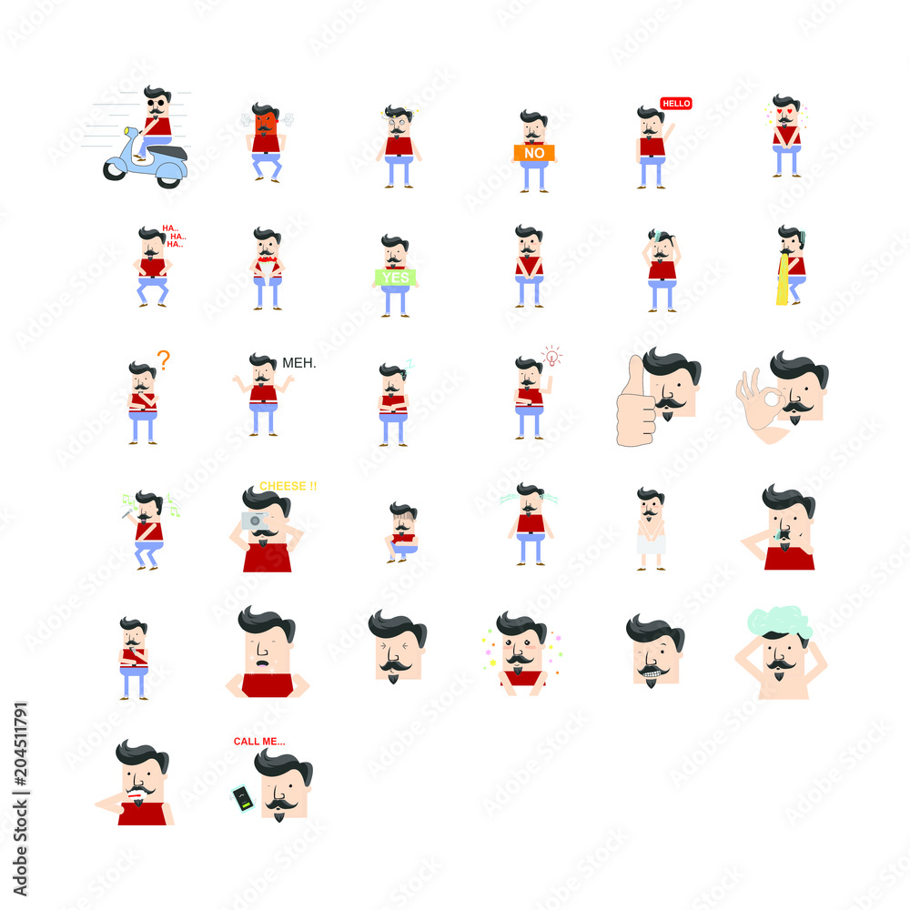 Mr. gentleman Sticker