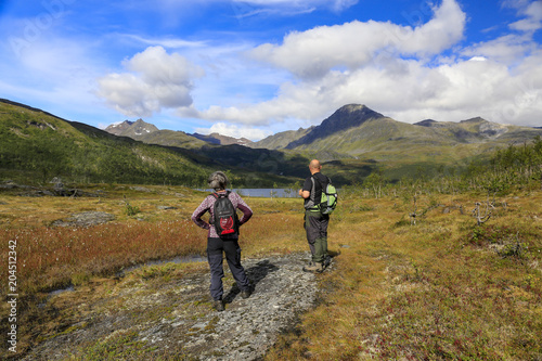 Mountain trip to Stordalsvatnet in Troms Northern Norway © Gunnar E Nilsen