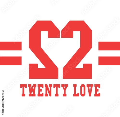 varsity slogan graphic with numbers