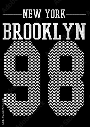 varsity slogan graphic with numbers
