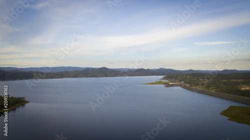 Fototapeta Naklejka Na Ścianę i Meble -  Aerial view of dam