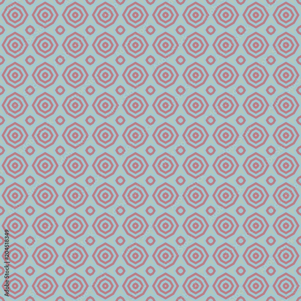 Design for printing on fabric, textile, paper, wrapper, scrapbooking. Authentic geometric background  in repeat.