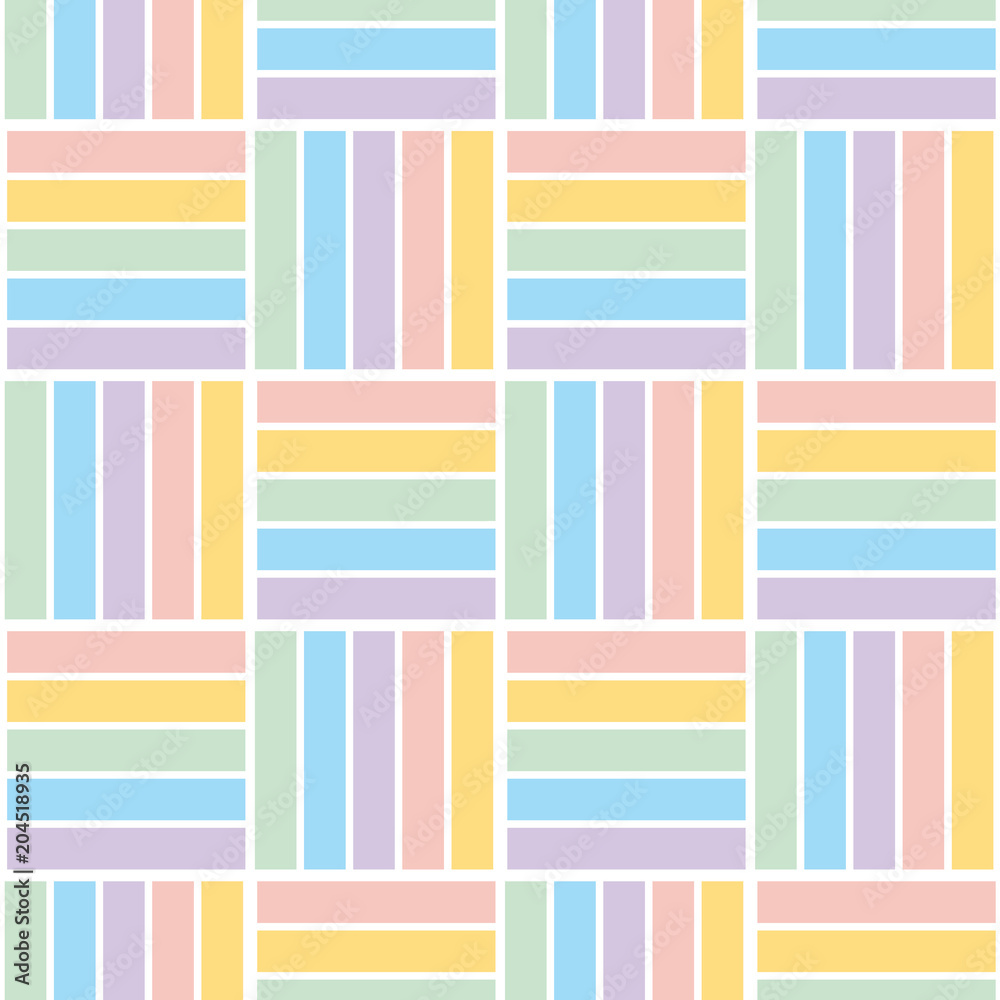 Pale color stripe pattern seamless pattern