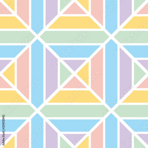 Pale color checkered pattern seamless pattern