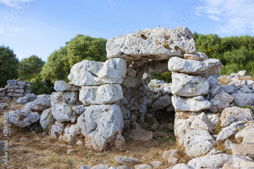 Menorca talaiotica Consturccion prehistorica en Menorca photo