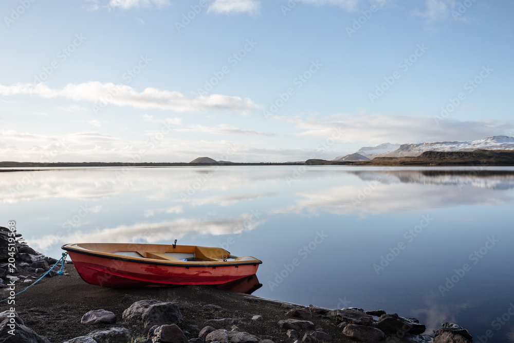 Iceland - Amazing natural reflections on the water